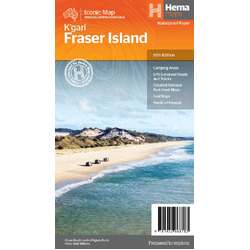 Hema Maps Fraser Island (K'gari) Map