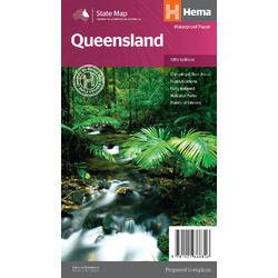 Hema Queensland State Map