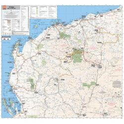 Pilbara Supermap - 1400x1307 - Laminated