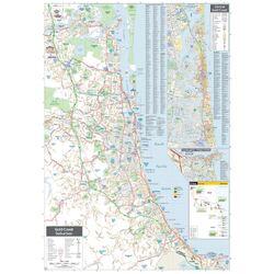 Gold Coast & Region Map - 700x1000 - Laminated