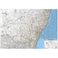 New South Wales State Map - 1000x700 - Laminated