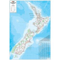 New Zealand Supermap - 1000x1430 - Laminated