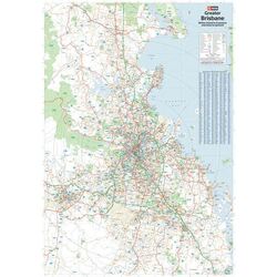 Brisbane & Region Map - 700x1000 - Unlaminated