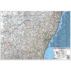 New South Wales State Map - 1000x700 - Laminated (no symbols)