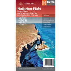 Nullarbor Plain - Eastern Map - Border Village to Port Pirie