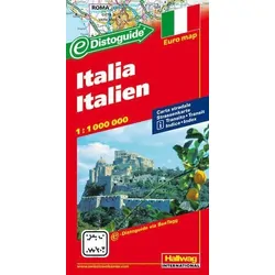 Italy Hallwag Map