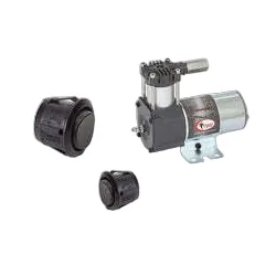 Dual Rocker Air Control Kit with Light Duty Compressor