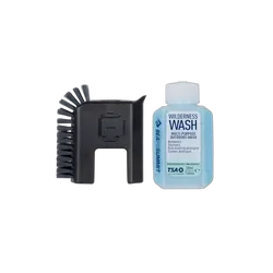 Camp Kitchen Pot Scrubber and Soap Bottle inc Soap 2 Piece Set Black