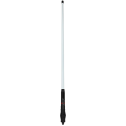 GME ANTENNA 120CM 6.6DBI WTE/BLK GROUND INDEPENDANT WITH LEAD