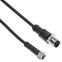 M8 Circular Connection M/F 3 Pole Cable 1M