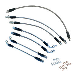 Ati Extended Braided Brake Line Kit - 7 Line - Toyota Landcruiser 76 78 79 Series Abs