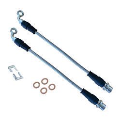 Ati Braided Brake Lines - Rear Caliper - Toyota Landcruiser 76 78 79 Series