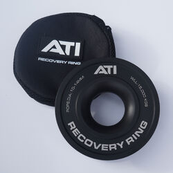 Ati 15,000Kg Alloy Recovery Ring - Black