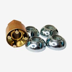 Lightforce Anti-Theft Security Nuts - Four Lock Nuts