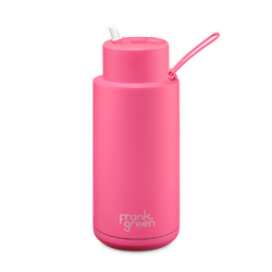 frank green 34oz Reusable Bottle Neon Pink