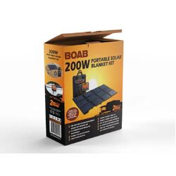 Boab 200 Watt Portable Solar Blanket 12 Volt Mono-Crystalline