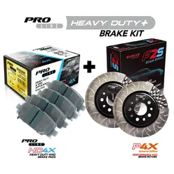Bremtec Brake Upgrade For Mitsubishi Triton MQ 2015-2019 Front 294mm Rotor