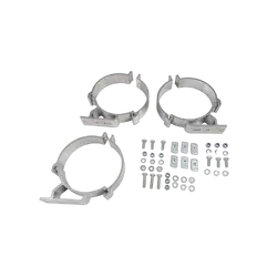 Rhino-Rack 150mm Conduit Clamps (X3)