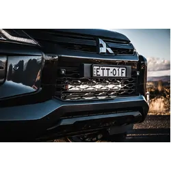 Behind-Grille Light Bar Mount - Mitsubishi MR Triton & QF Pajero Sport