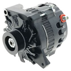Alternator 12V 138A, GM Applications Self Exciting, No W/L No Plug Black Series Performance