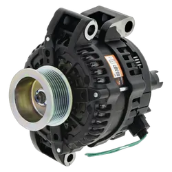Alternator 12V 240A, Ford F Trucks T Type Pad Direct Mount Black Series Performance