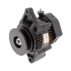 Alternator 12V 55A, Light Weight Single Wire Application Black Series Performance
