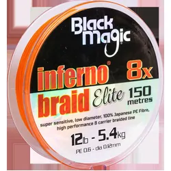 Black Magic Inferno Elite 8X Braid 12LB - 80LB