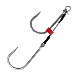 Black Magic Twin Hook Shackle Rigs - Open Gape