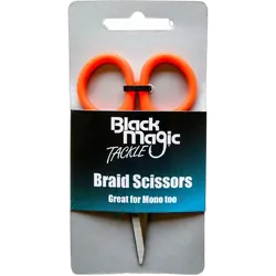 Black Magic Braid Scissors Orange