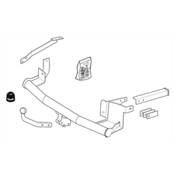 Brink Towbar European for Citroen Evasion (1998 - 2000), Fiat Scudo (04/2008 - 03/2016)