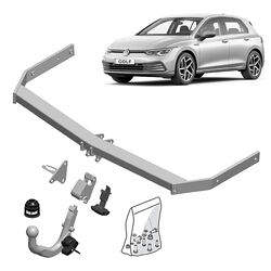 Brink Towbar European for Audi A3 (07/2008 - 08/2012), Volkswagen Golf (10/2008 - on), Volkswagen Golf (02/2009 - 07/2010)