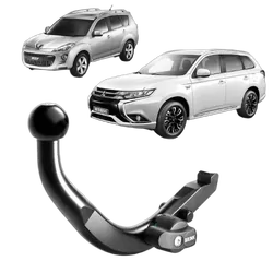 Brink Towbar to suit Mitsubishi Outlander (11/2006 - on), Peugeot 4007 (02/2007 - 04/2012)
