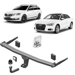 Brink Towbar to suit Audi A3 (09/2012 - 02/2020), RS3 (04/2017 - 02/2020), Volkswagen Golf (01/2012 - on), Skoda Octavia (11/2012 - 03/2020), Skoda Oc