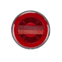 LED Rear Combination Lamp 10-30V Stop/Tail/Ind/Ref Surface Mount 122mm Glow Tech