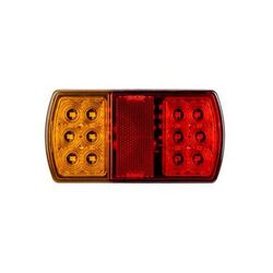 Roadvision LED Rear Combination Lamp 10-30V Stop/Tail/Ind/Ref Surface Mount 150 x 80mm Single Blister