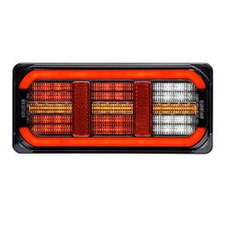 Roadvision LED Rear Combination Lamp 10-30V Stop/Tail/Ind/Rev/ Ref Glowtech Tail 220x100x37mm