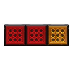 Roadvision LED Rear Combination Lamp 10-30V Stop/Tail x 2/Indicator Triple Surface Mount 282x95mm