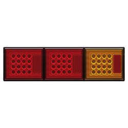 Roadvision LED Rear Combination Lamp 10-30V Stop/Tail x 2/Indicator Triple Surface Mount 460x130mm