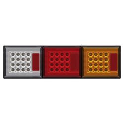 Roadvision LED Rear Combination Lamp 10-30V Stop/Tail/Ind/Reverse Triple Surface Mount 460x130mm