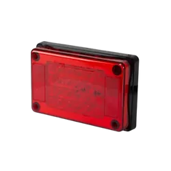 Roadvision 10-30V 24 LED Jumbo 202 x 132mm Red Lens Surface Mount