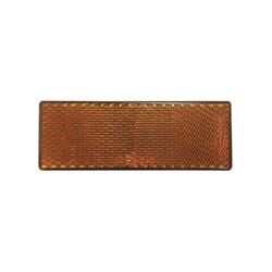 Roadvision Reflector Amber Rect. BR61 Series Self Adhesive 88 X 35 X 9mm