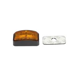 Roadvision Clearance Light LED Amber BR7 Series 10-30V 50x25mm Amber Lens Fixed Mount 0.5m Cable