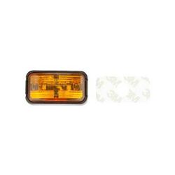 Roadvision Clearance Light LED Amber BR7 Series 10-30V 50x25mm Amber Lens Self Adhesive Mount 0.5m Cable Twin Pack