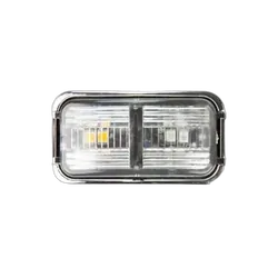 Roadvision Clearance Light LED Red/Amber BR7 Series 10-30V 50x25mm Clear Lens Fixed Mount 0.5m Cable