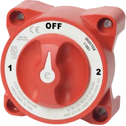 Blue Sea Systems E-Series Selector 3 Position Battery Switch With Afd