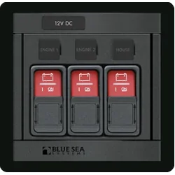 Blue Sea Systems Panel 360- Ctrl M-M-M Sol/Rbs