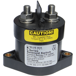 Blue Sea Systems L Solenoid - 12/24V Dc 250A
