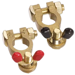 Projecta Brass Battery Terminal Wingnut (5 Negative 5 Positive)