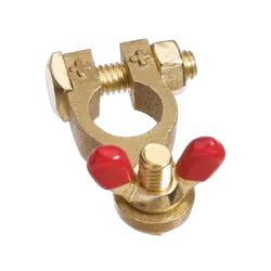 Projecta Wingnut Brass Battery Positive Terminal (Blister 1)