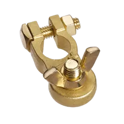 Projecta Heavy Duty Wingnut Brass Battery Positive Terminal (Box 10)